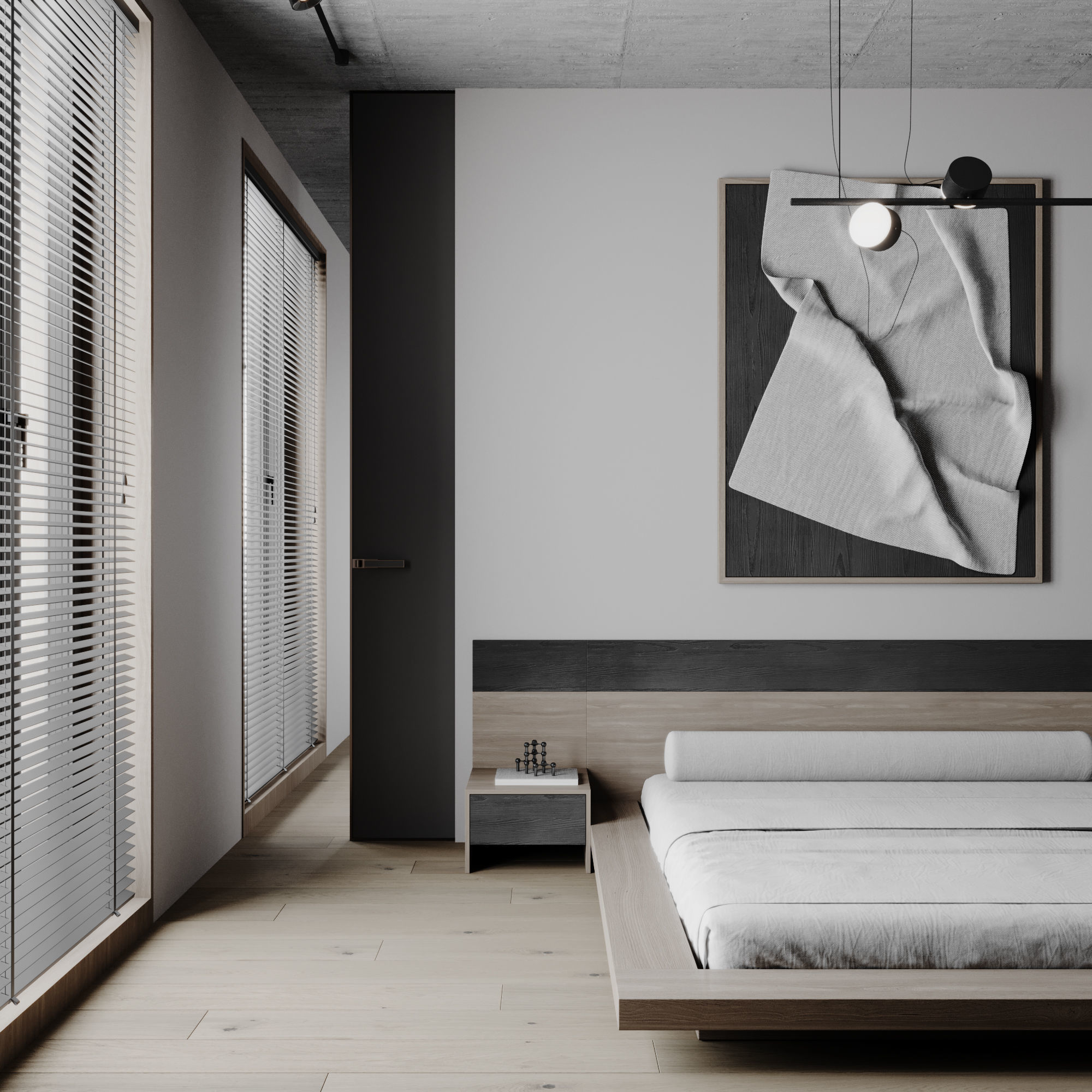 Cozy Apartment Low-poly 3D model_4