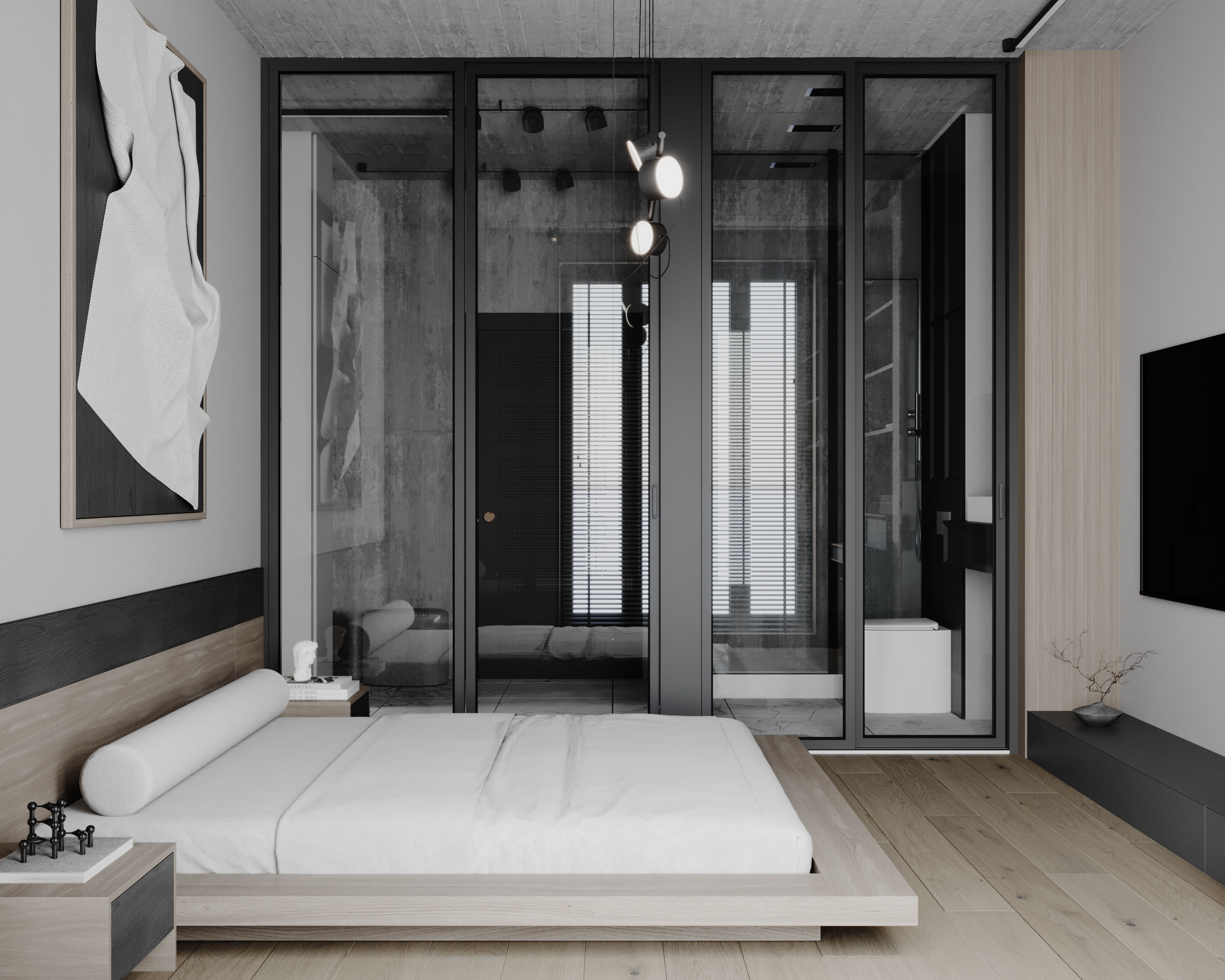 Cozy Apartment Low-poly 3D model_23