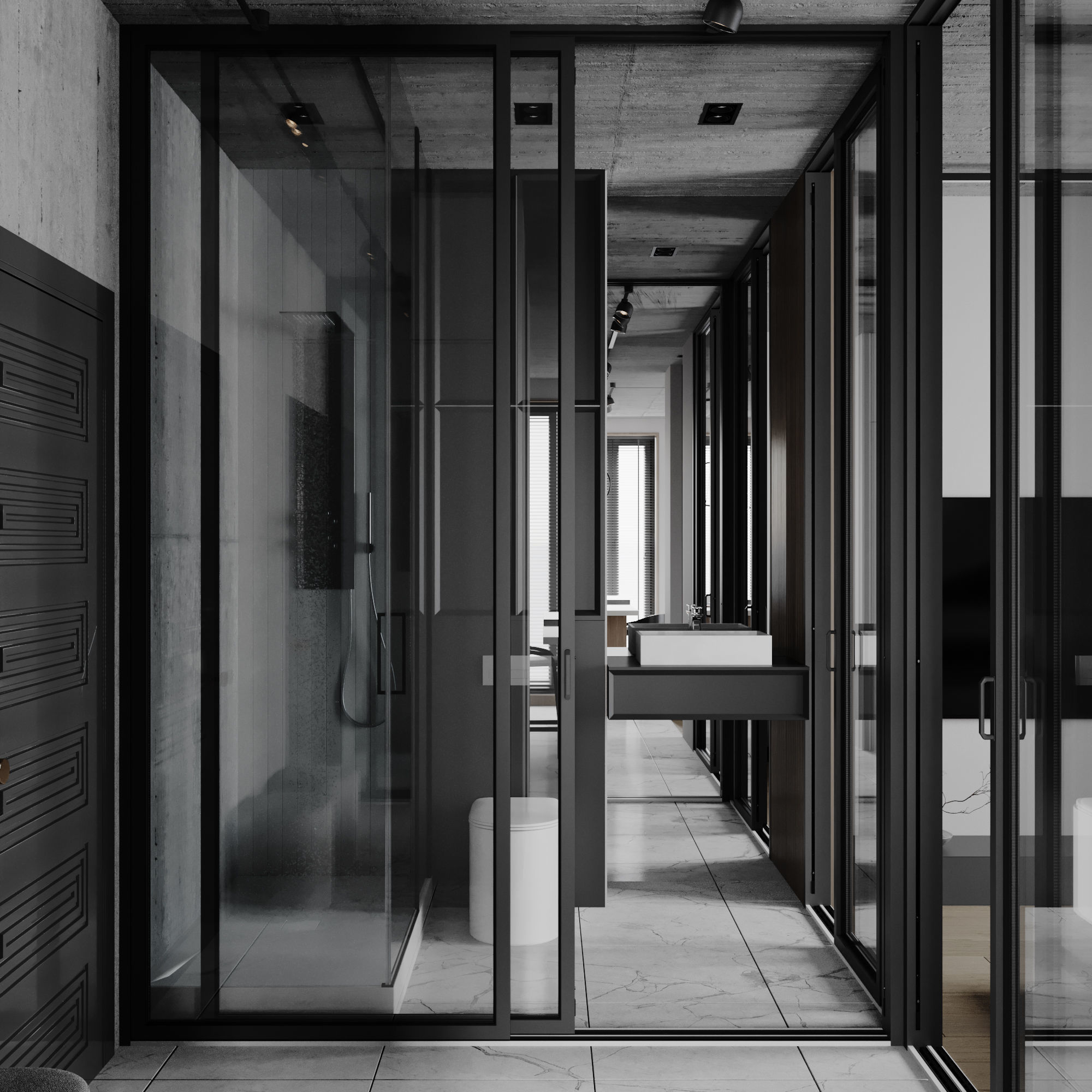 Cozy Apartment Low-poly 3D model_5