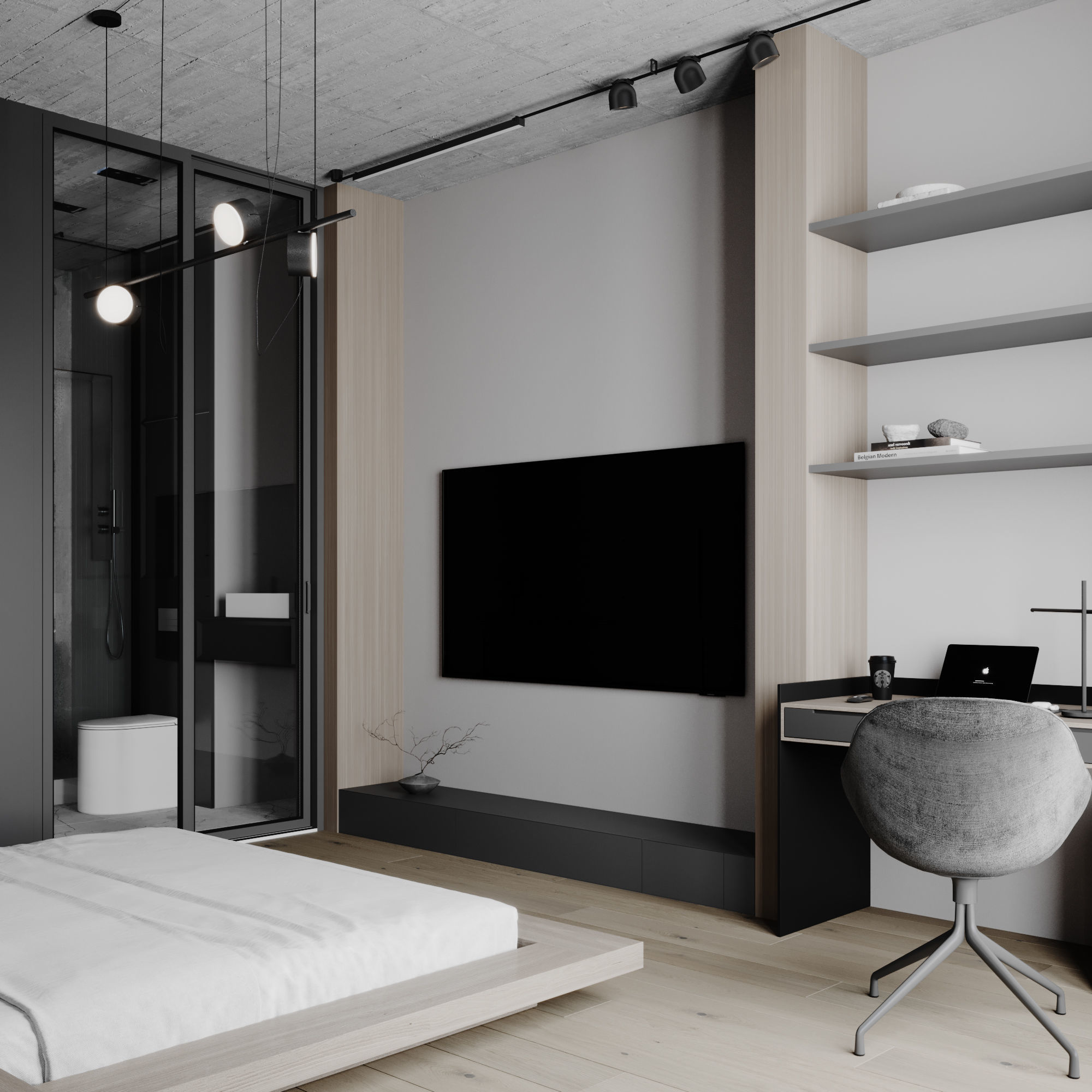 Cozy Apartment Low-poly 3D model_24