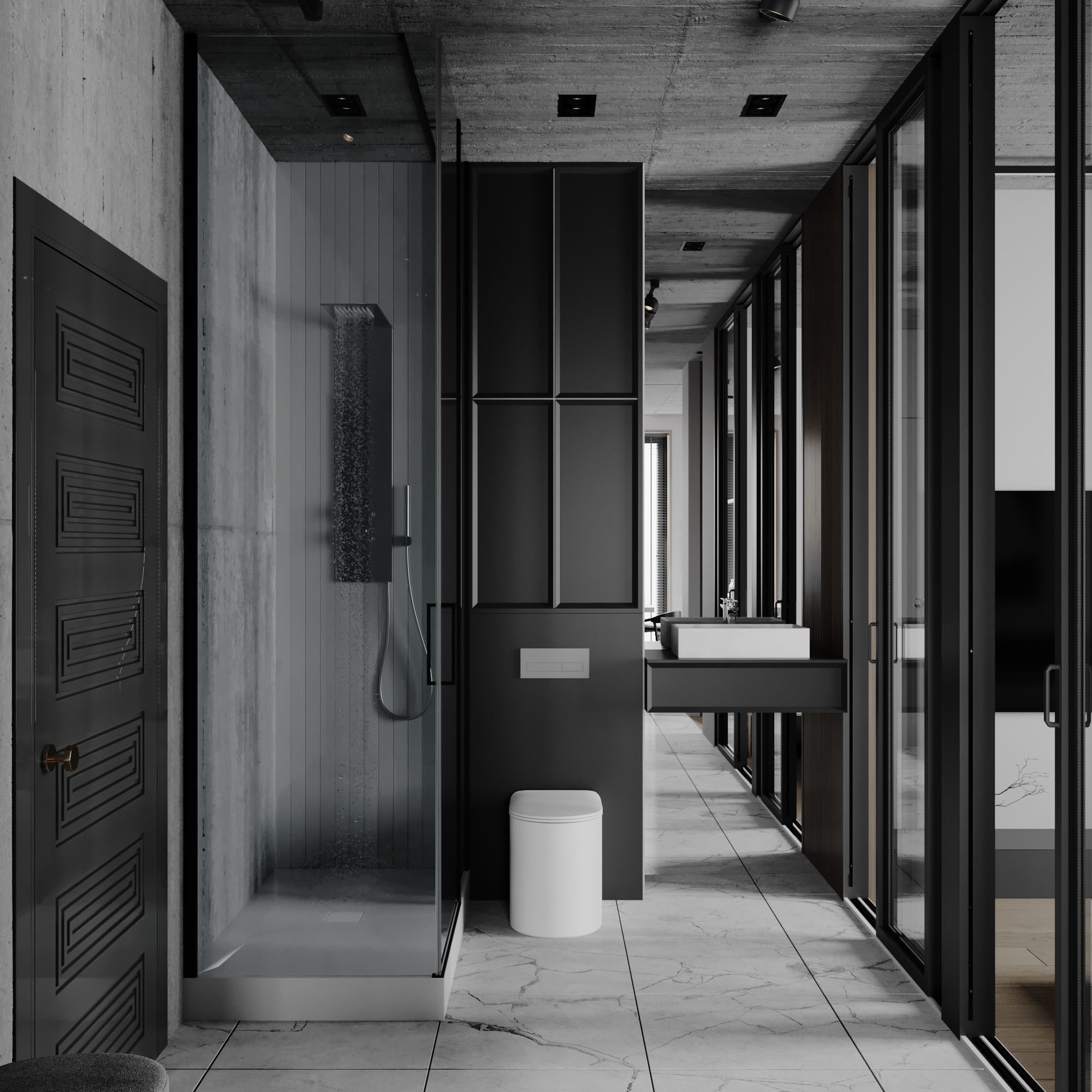 Cozy Apartment Low-poly 3D model_7