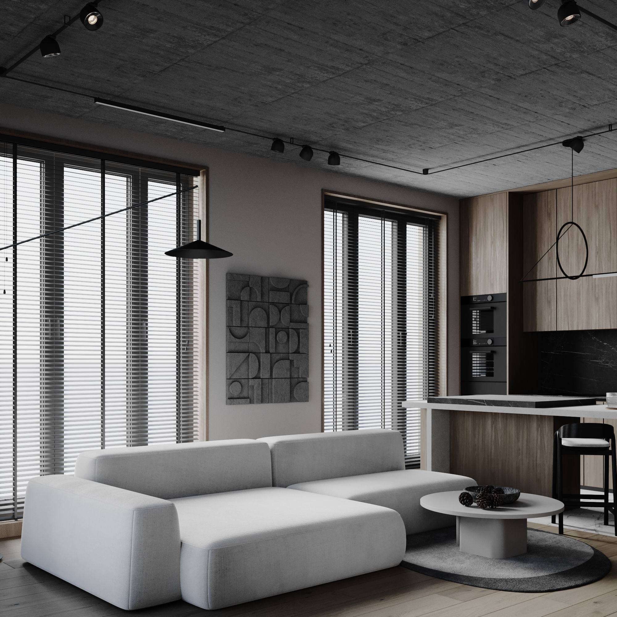 Cozy Apartment Low-poly 3D model_19