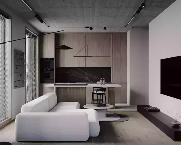 Cozy Apartment Low-poly 3D model