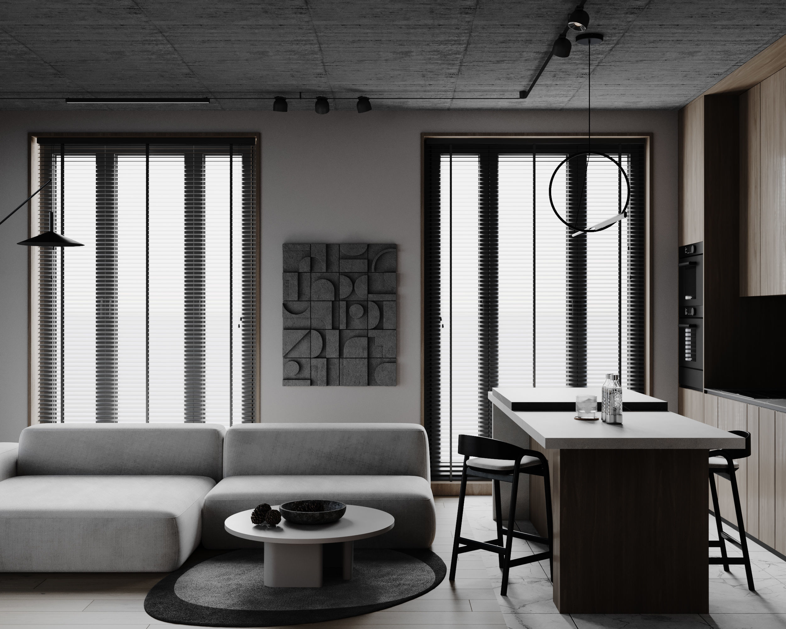 Cozy Apartment Low-poly 3D model_21