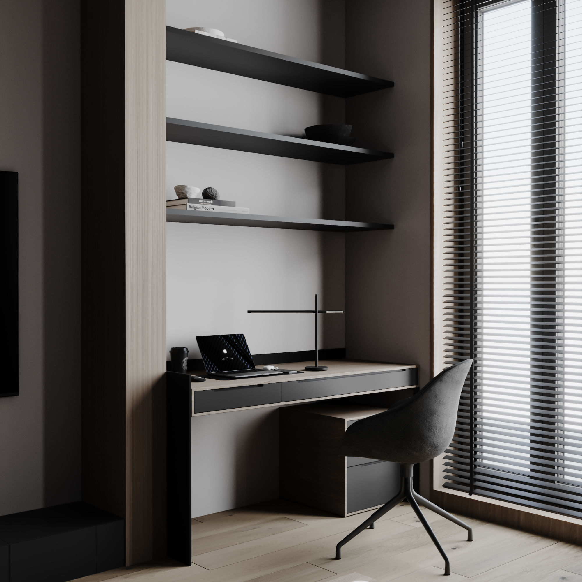 Cozy Apartment Low-poly 3D model_2