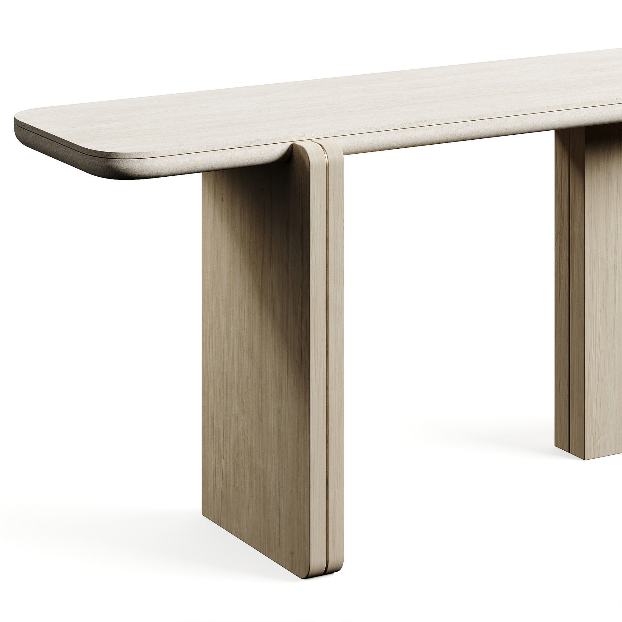 ROSIE TRAVERTINO V2 LuxLucia Casa Console 3D model_5