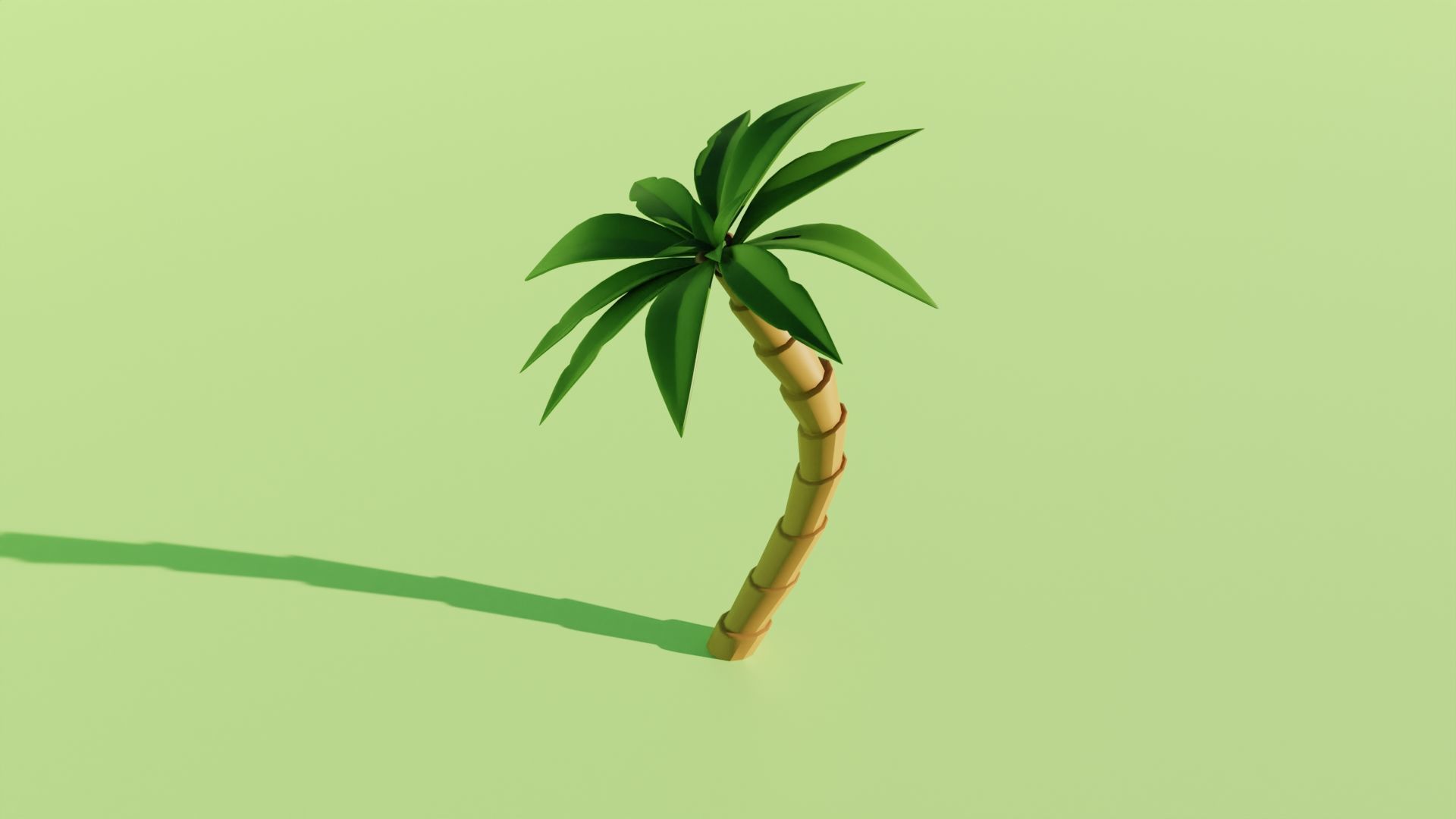 Toon Tree Pack Low-poly 3D model_1