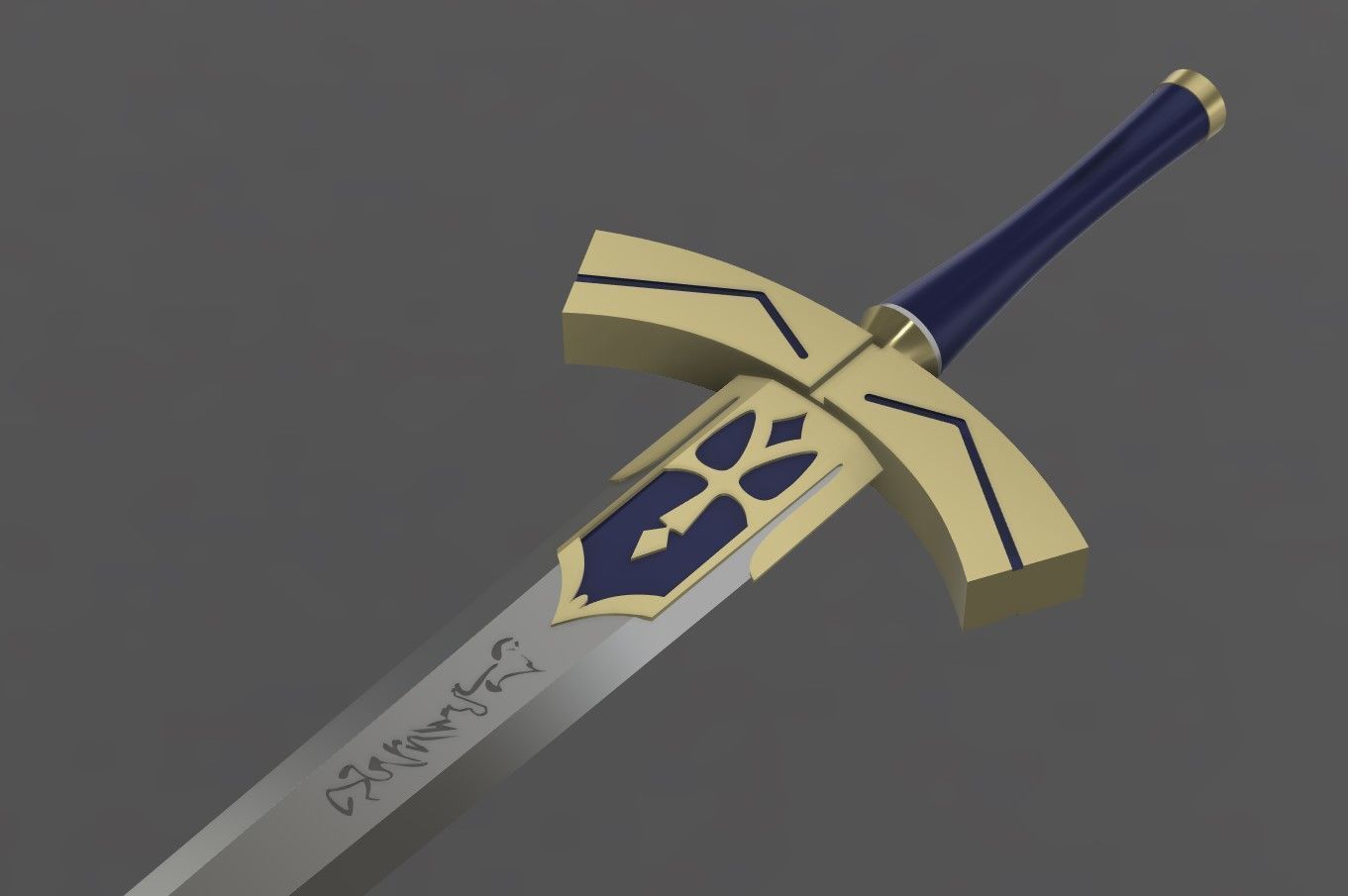 Excalibur 3D print model_2