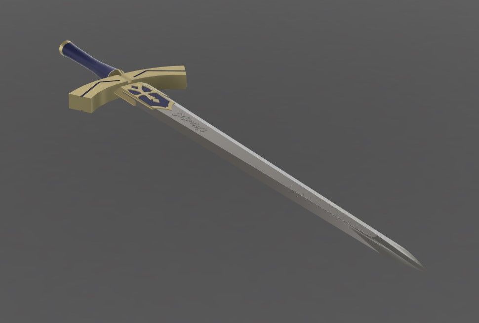 Excalibur 3D print model_1