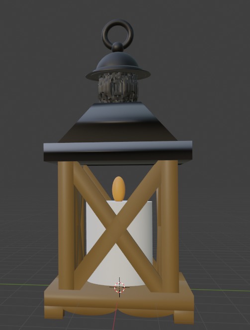 A lantern 3D model_1
