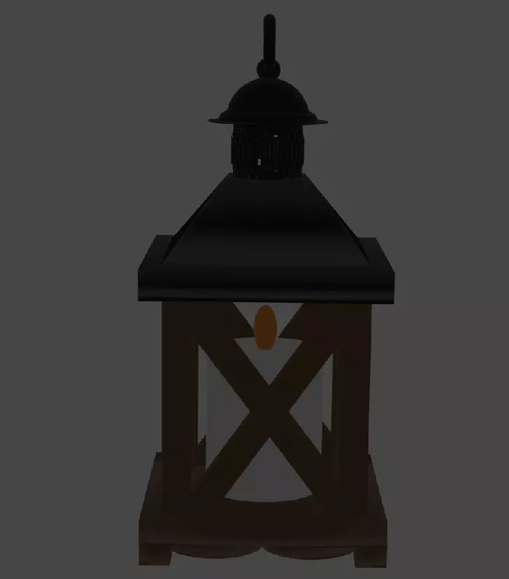A lantern 3D model_0