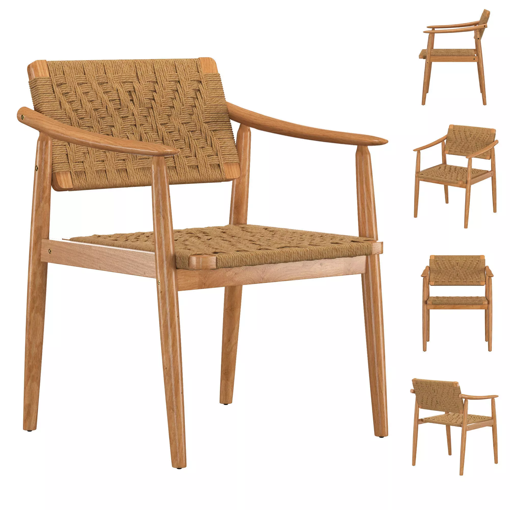 Outdoor Dining Chair Coral Bay 3D model