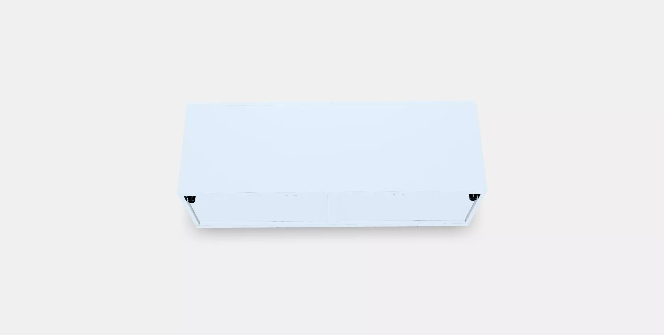 BESTA Shelf unit with doors 22 Low-poly 3D model