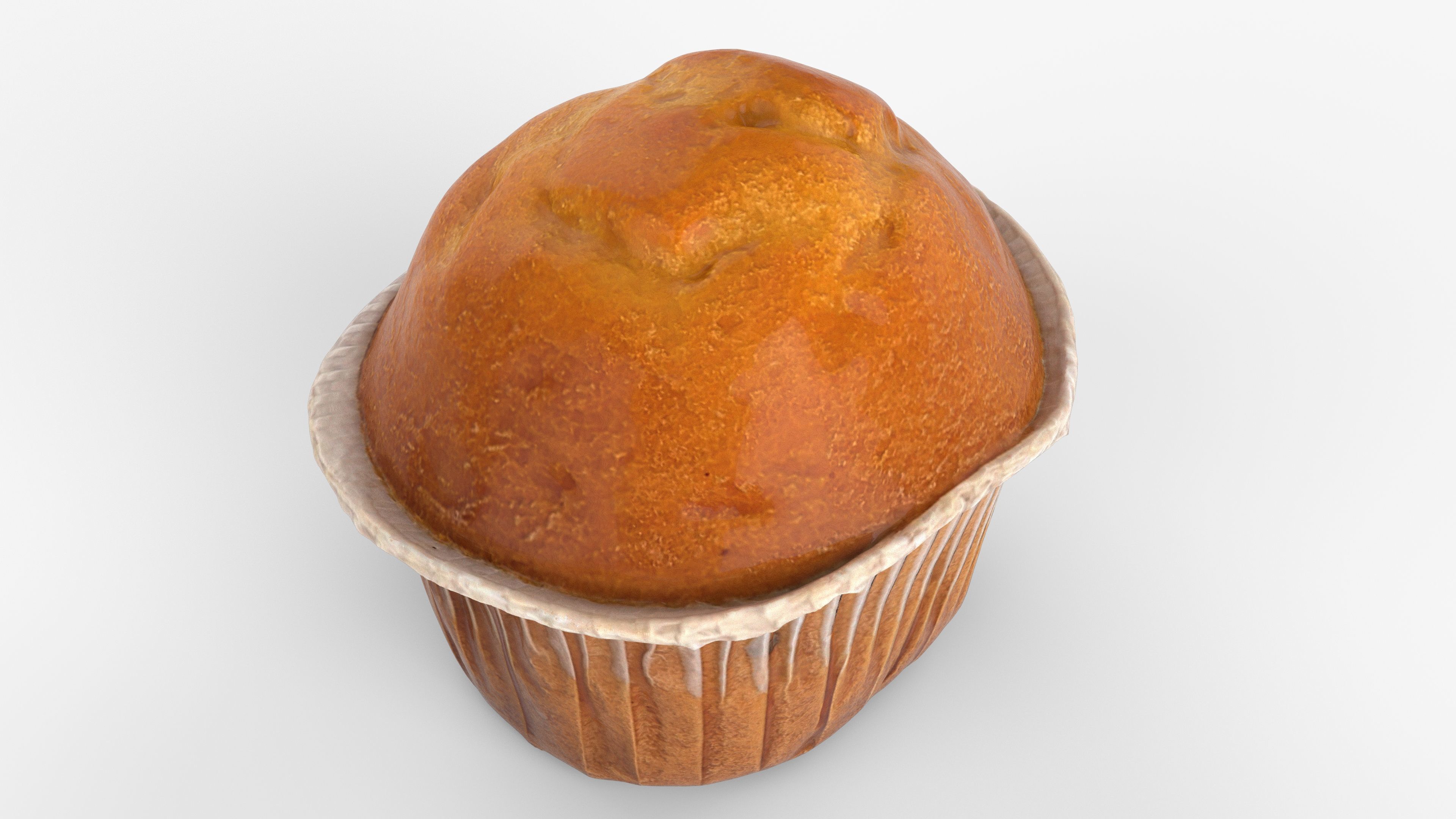 Photorealistic 3D scan of cupcakes muffin Low-poly 3D model_13