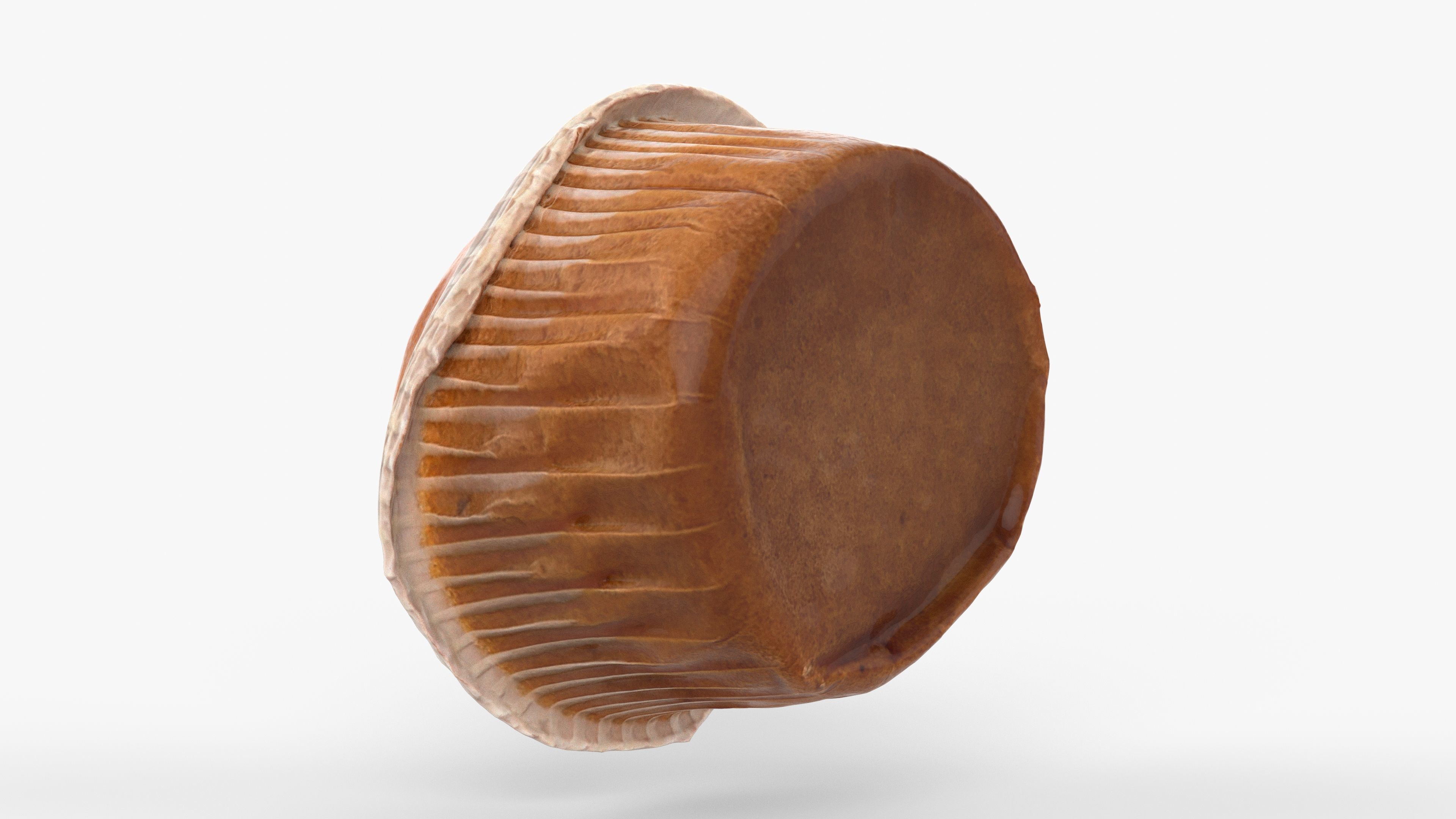 Photorealistic 3D scan of cupcakes muffin Low-poly 3D model_4