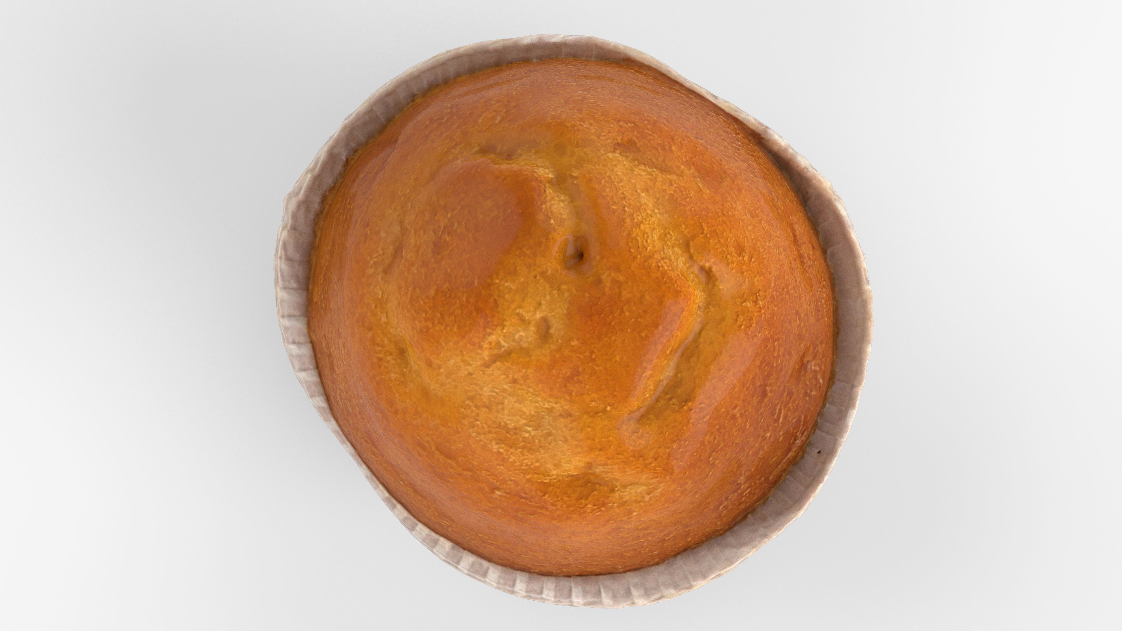 Photorealistic 3D scan of cupcakes muffin Low-poly 3D model_10