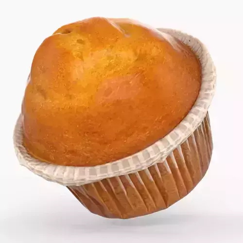 Photorealistic 3D scan of cupcakes muffin Low-poly 3D model Photorealistic 3D scan of cupcakes muffin Low-poly 3D model