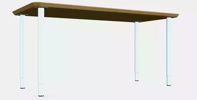 ANFALLARE - OLOV Desk 1 Low-poly 3D model