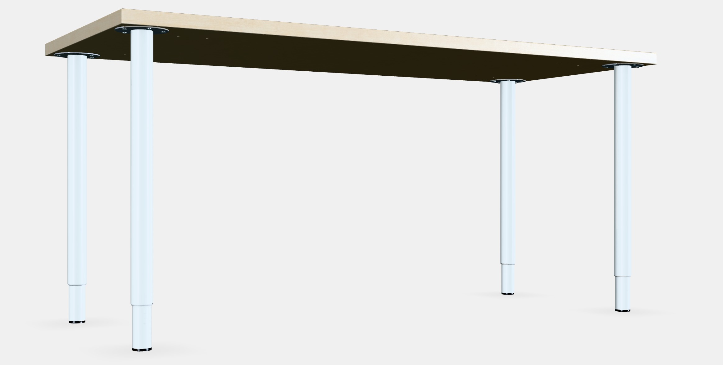 MALSKYTT - OLOV Desk 1 Low-poly 3D model_4