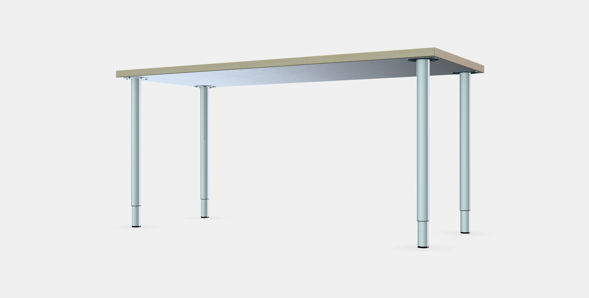 MALSKYTT - OLOV Desk 1 Low-poly 3D model_13