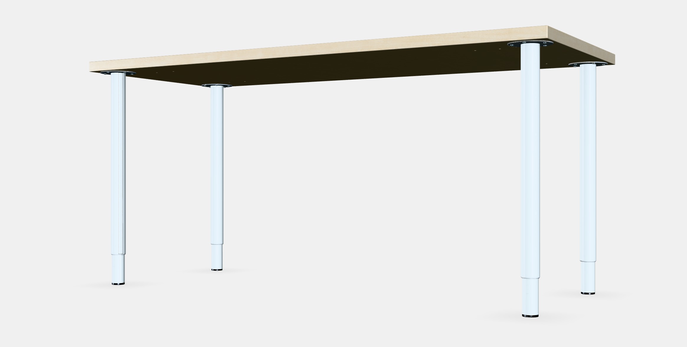 MALSKYTT - OLOV Desk 1 Low-poly 3D model_6