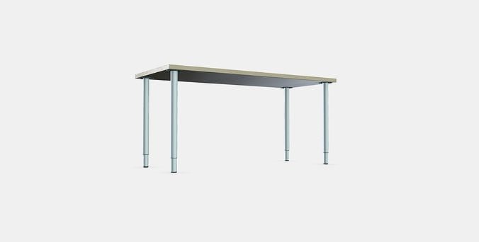 MALSKYTT - OLOV Desk 1 Low-poly 3D model