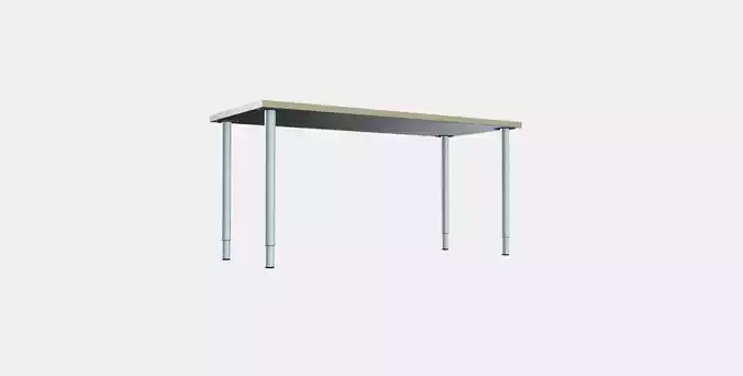 MALSKYTT - OLOV Desk 1 Low-poly 3D model