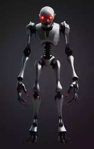 Scary robot 3D model