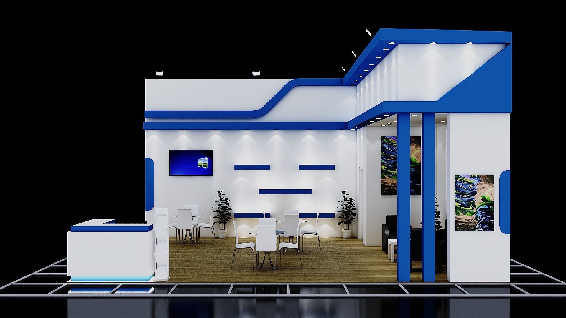Exhibition Stand 5 3D model_2
