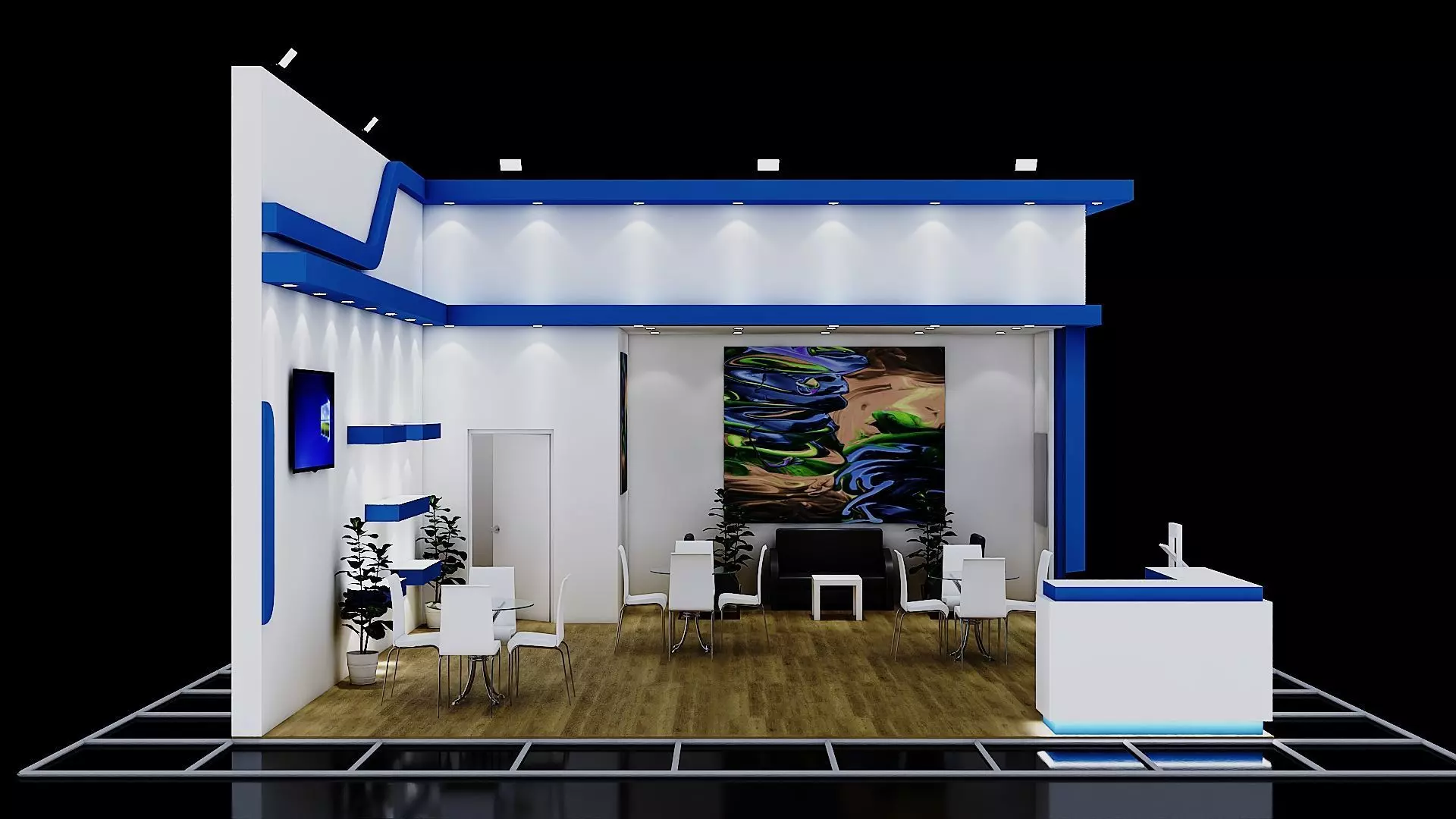 Exhibition Stand 5 3D model_0