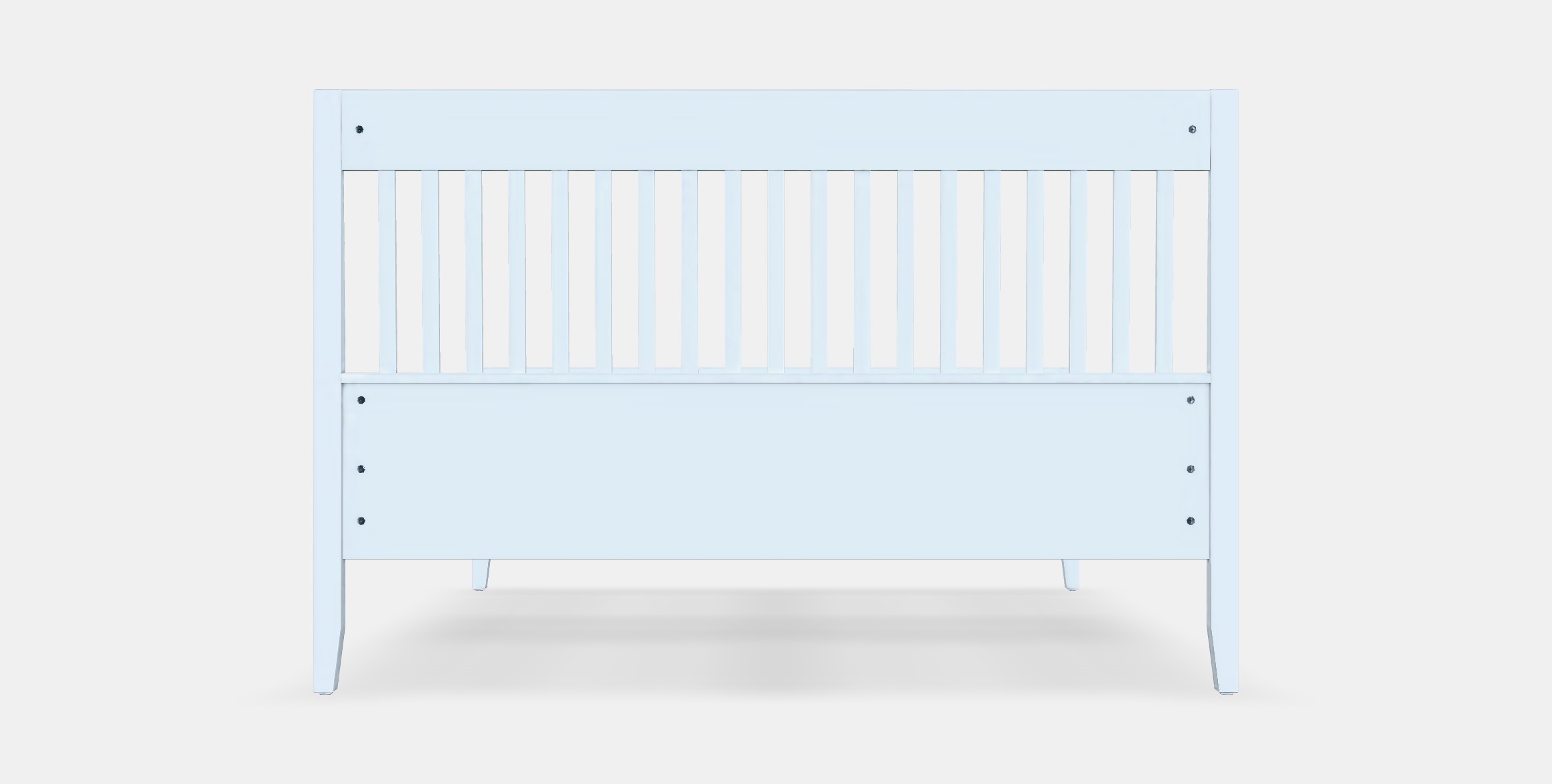 IDANAS Bed frame 21 Low-poly 3D model_15