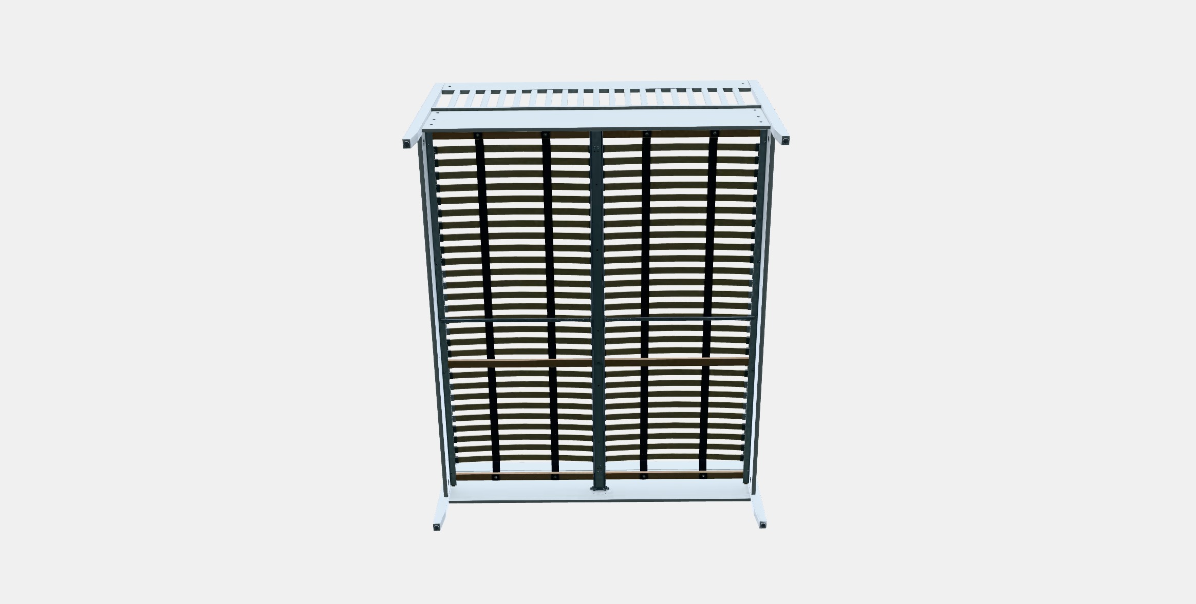 IDANAS Bed frame 21 Low-poly 3D model_7