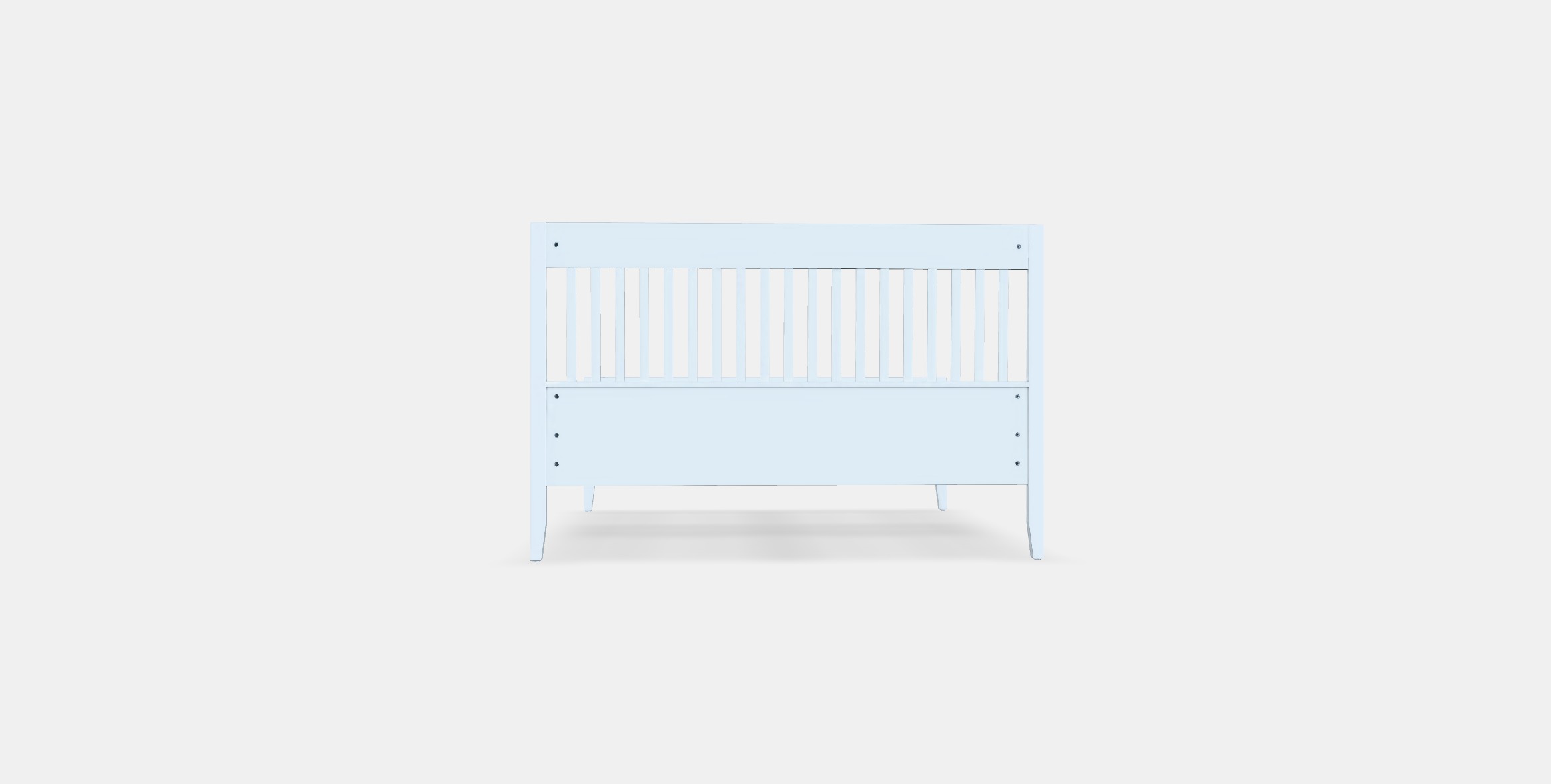 IDANAS Bed frame 21 Low-poly 3D model_14