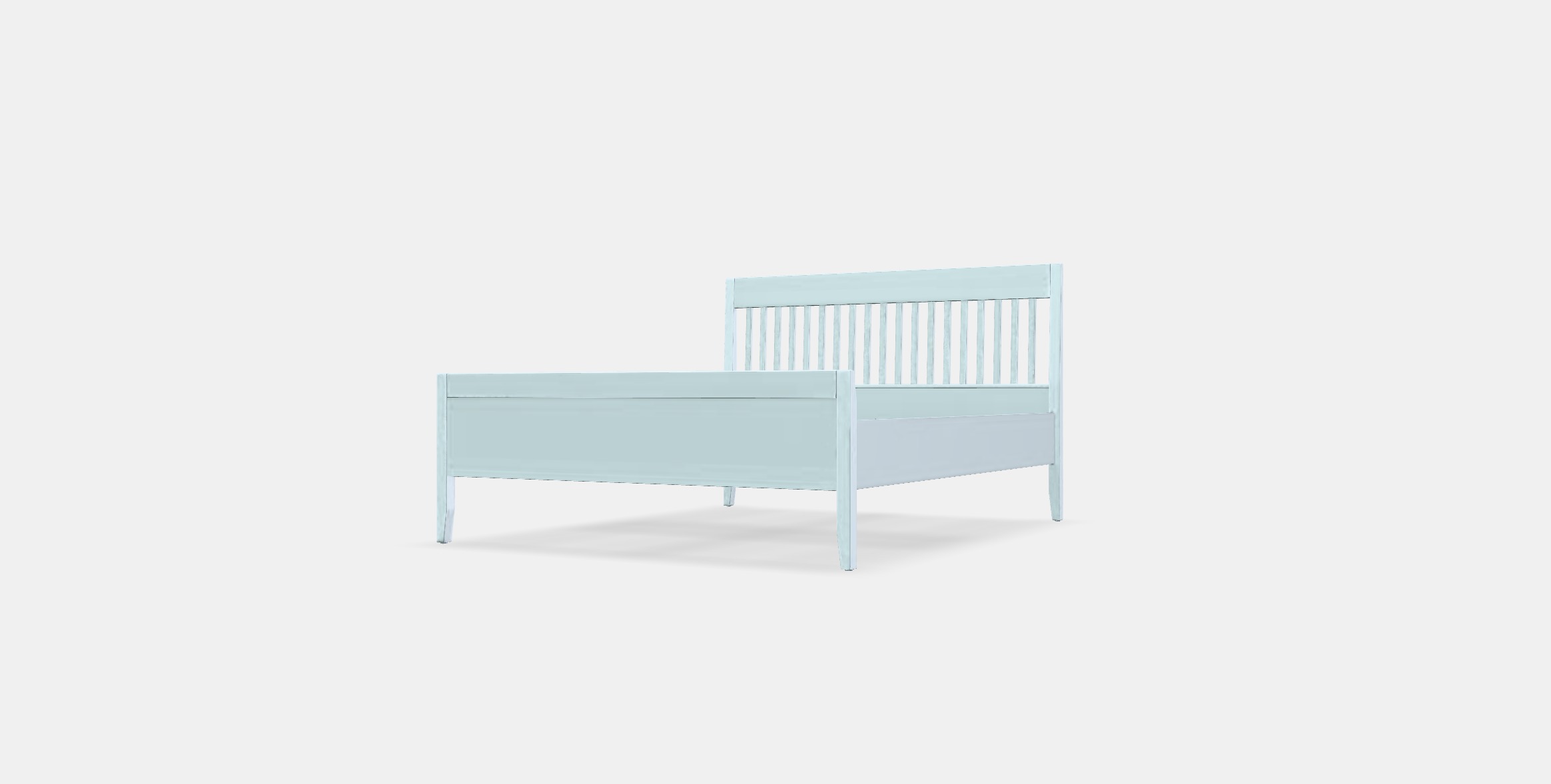 IDANAS Bed frame 21 Low-poly 3D model_12
