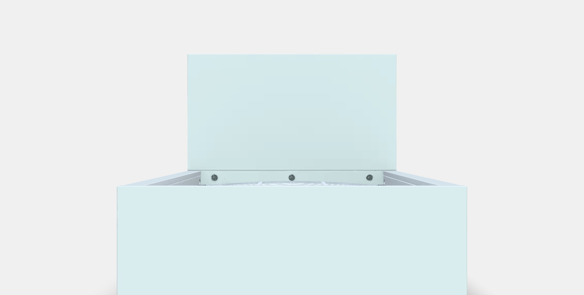 MALM Bed frame high w 2 storage boxes 33 Low-poly 3D model_11