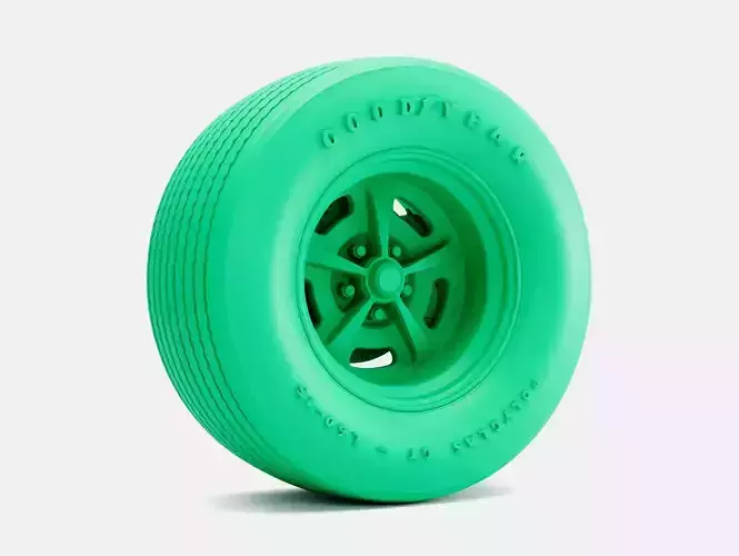 15x10 Magnum 500 Wheel Goodyear Polyglas L60-15 Tire