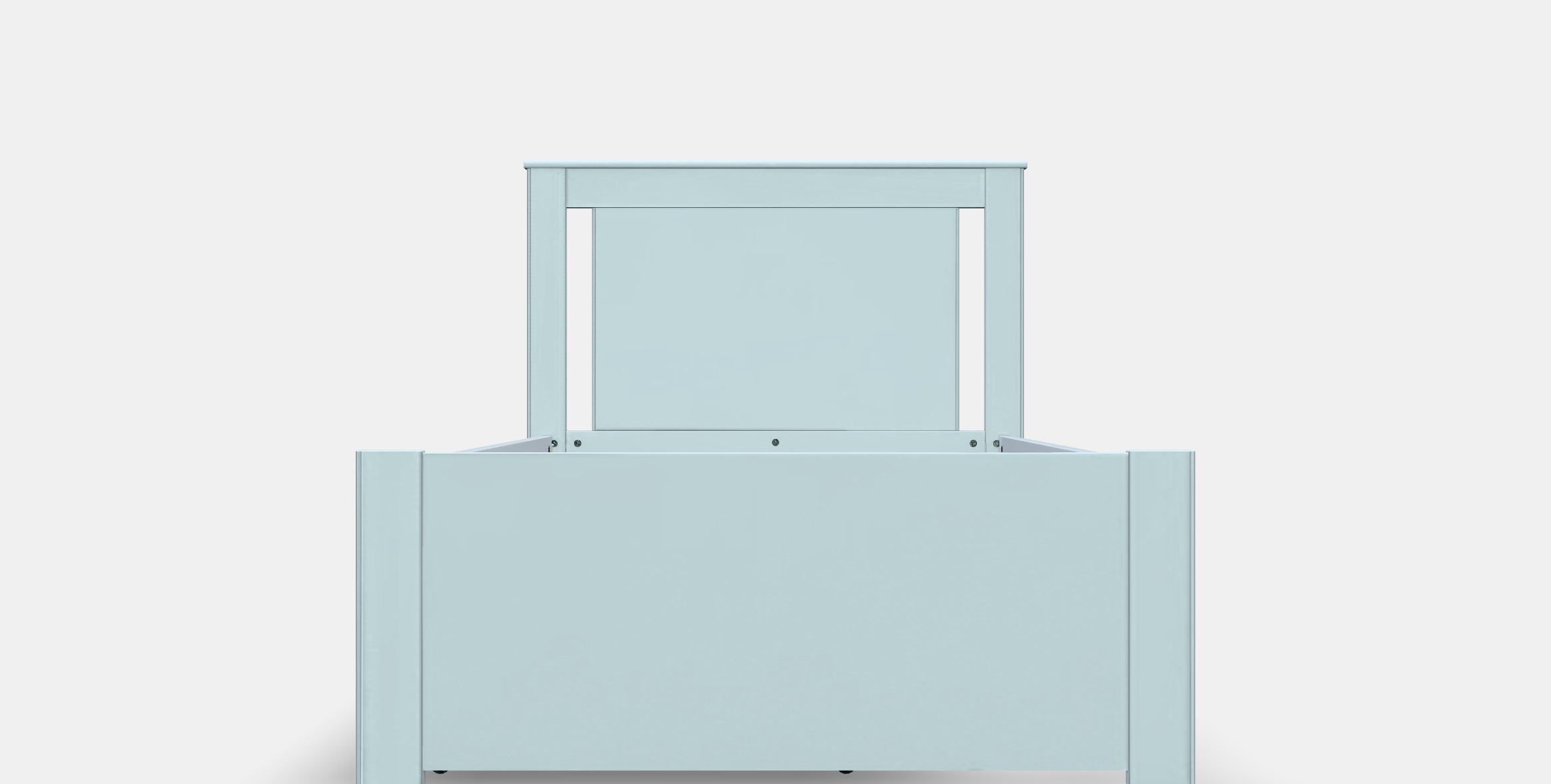 SONGESAND Bed frame with 2 storage boxes 5 Low-poly 3D model_11