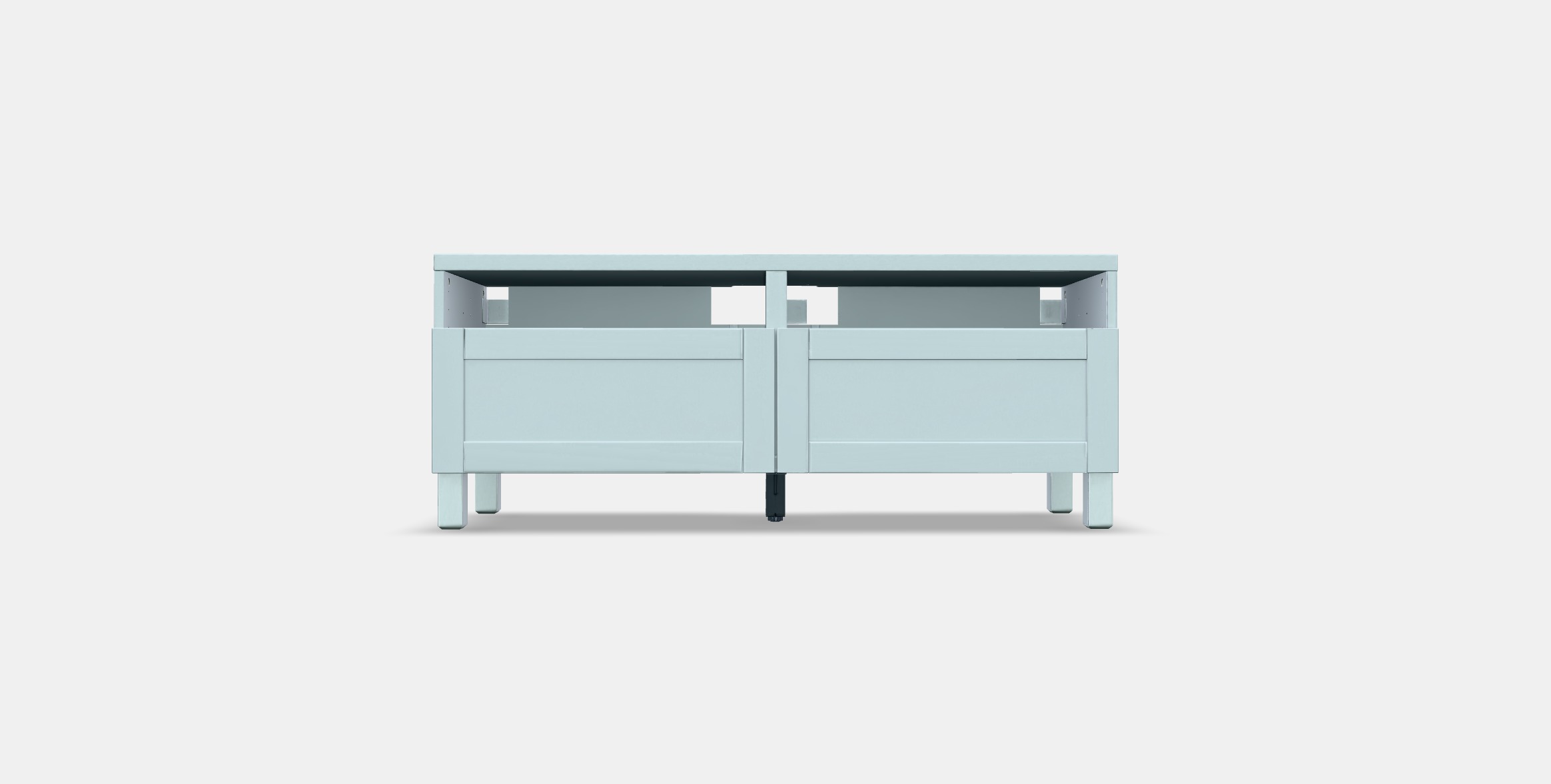 BESTA TV bench with drawers 5 Low-poly 3D model_10