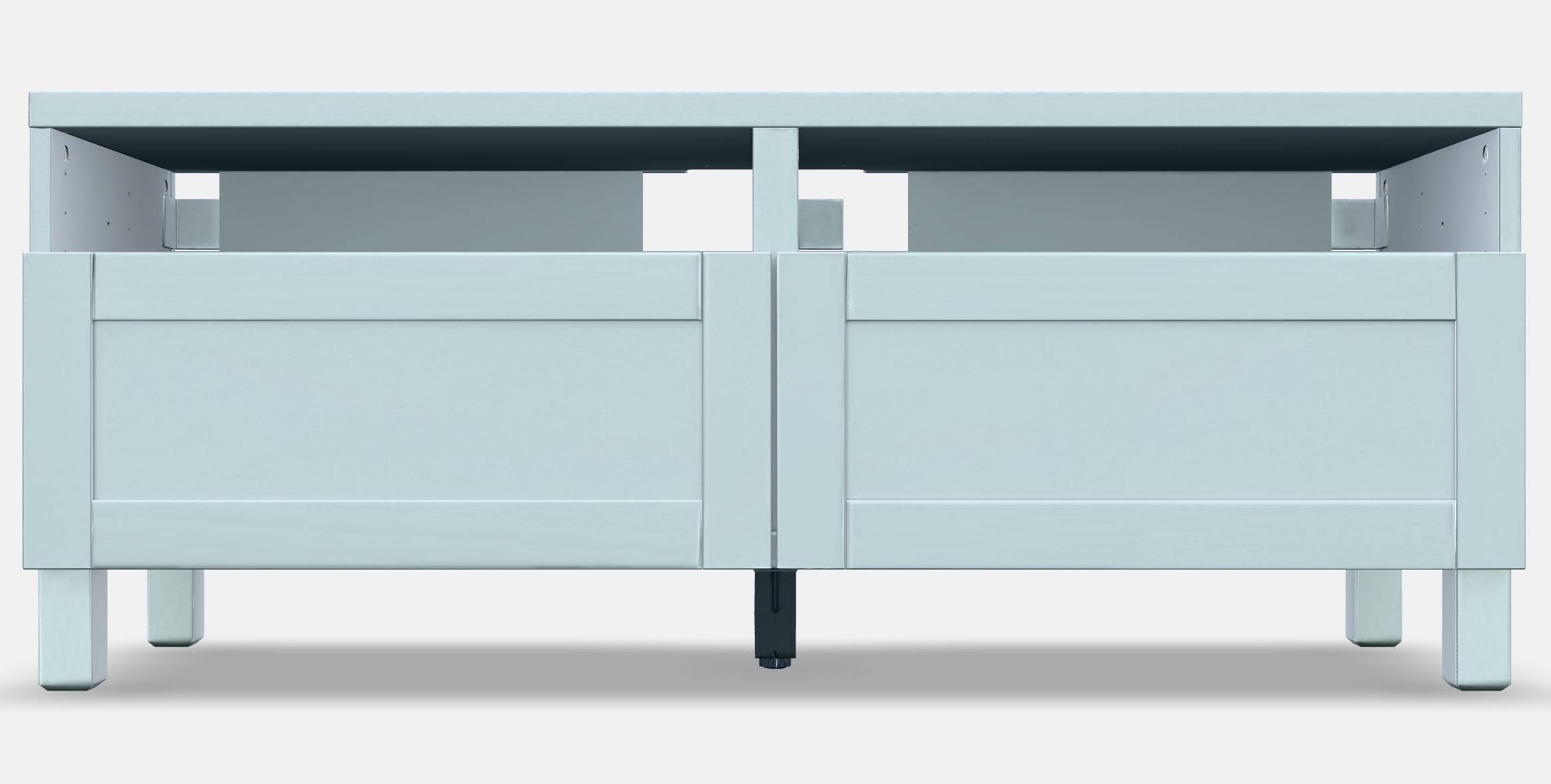 BESTA TV bench with drawers 5 Low-poly 3D model_11