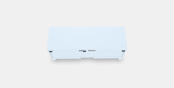 BESTA TV bench with drawers 5 Low-poly 3D model