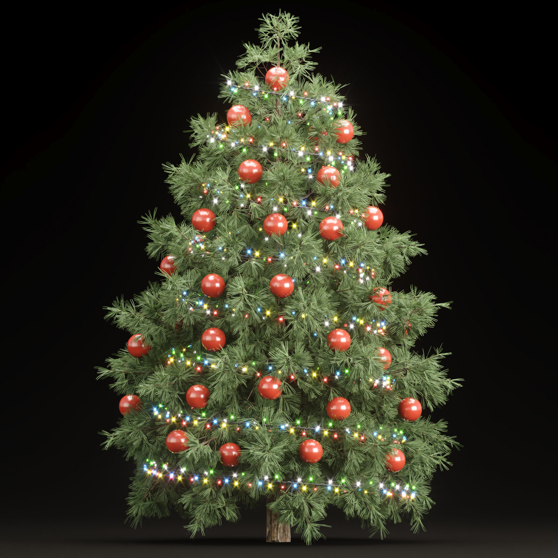 Christmas Trees Vol 284 3D model_2