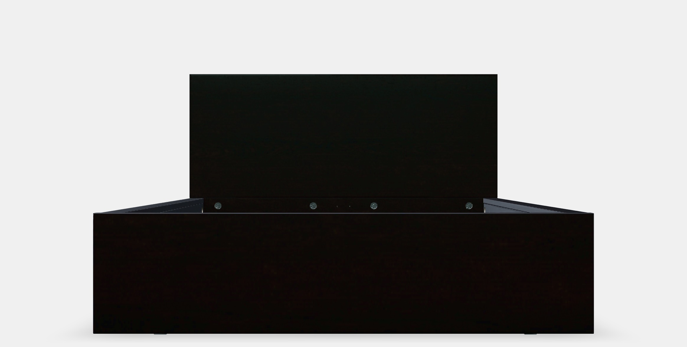 MALM Bed frame high 103 Low-poly 3D model_12