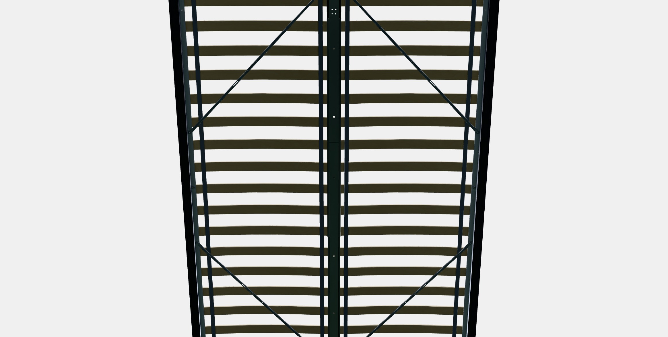 MALM Bed frame high 103 Low-poly 3D model_7