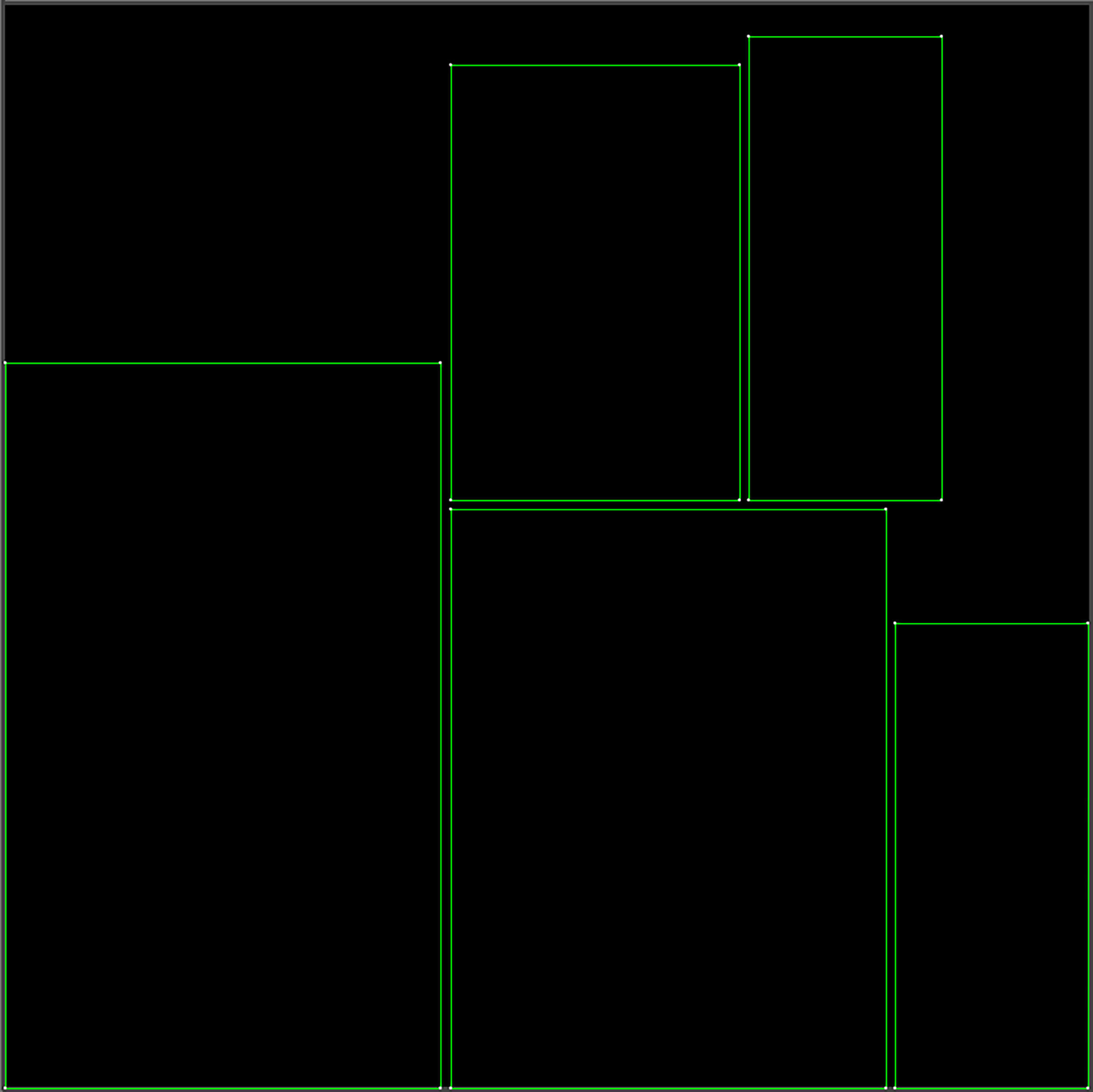 Aluminum entrance group door and window 3D model_19