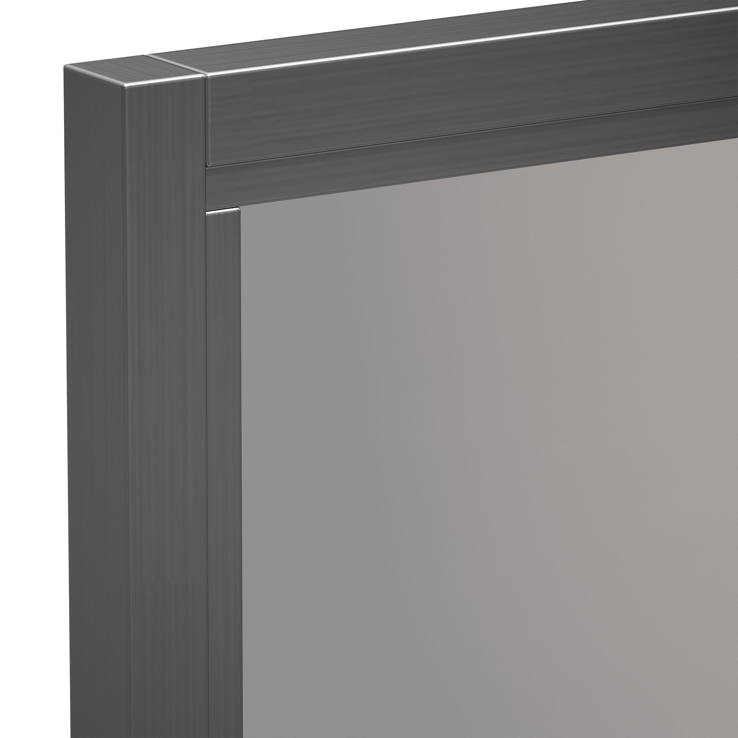 Aluminum entrance group door and window 3D model_13