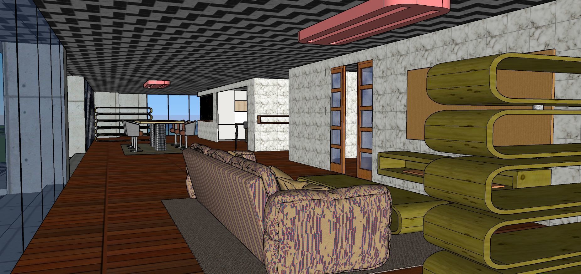 Modern Minimalist Villa 3D model_65