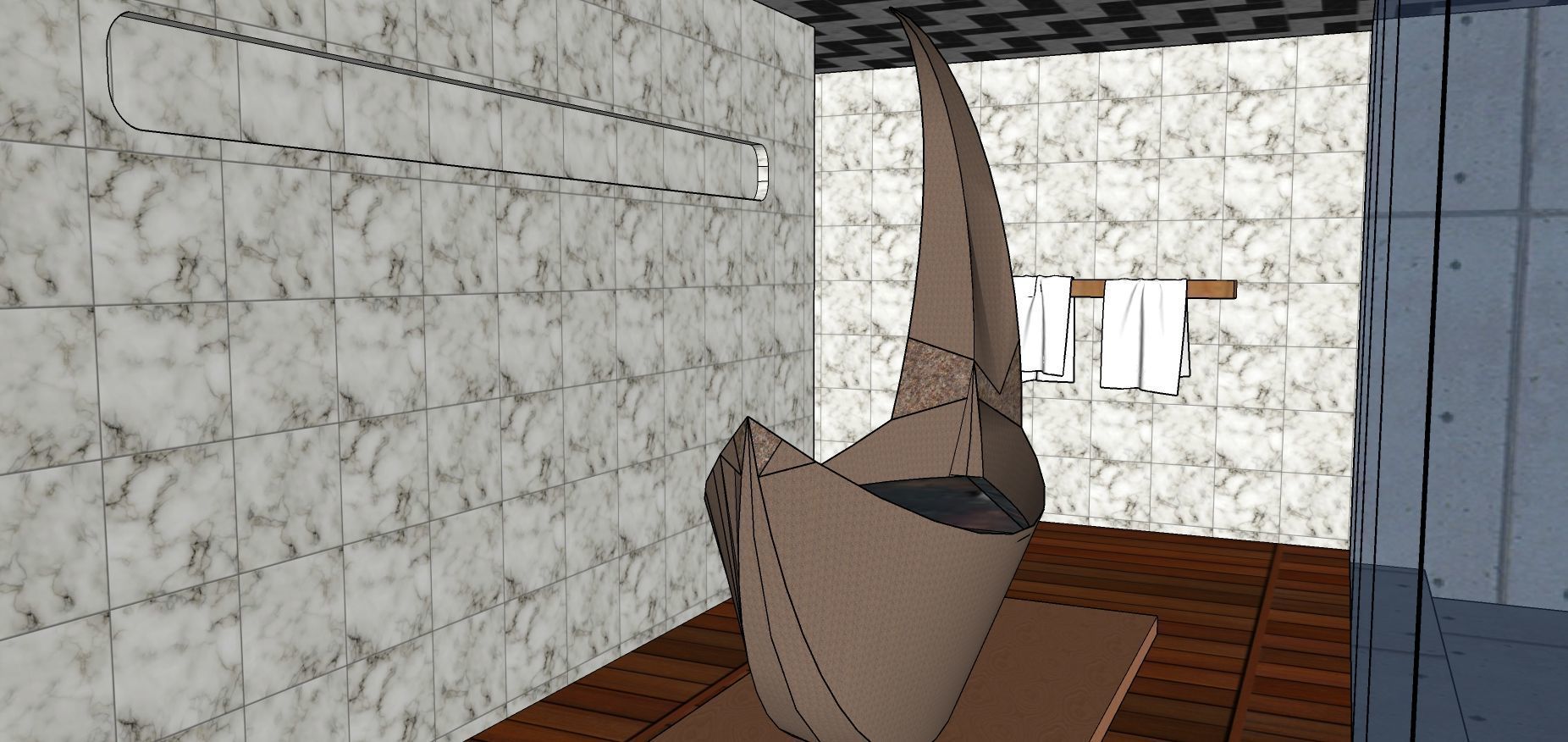 Modern Minimalist Villa 3D model_58