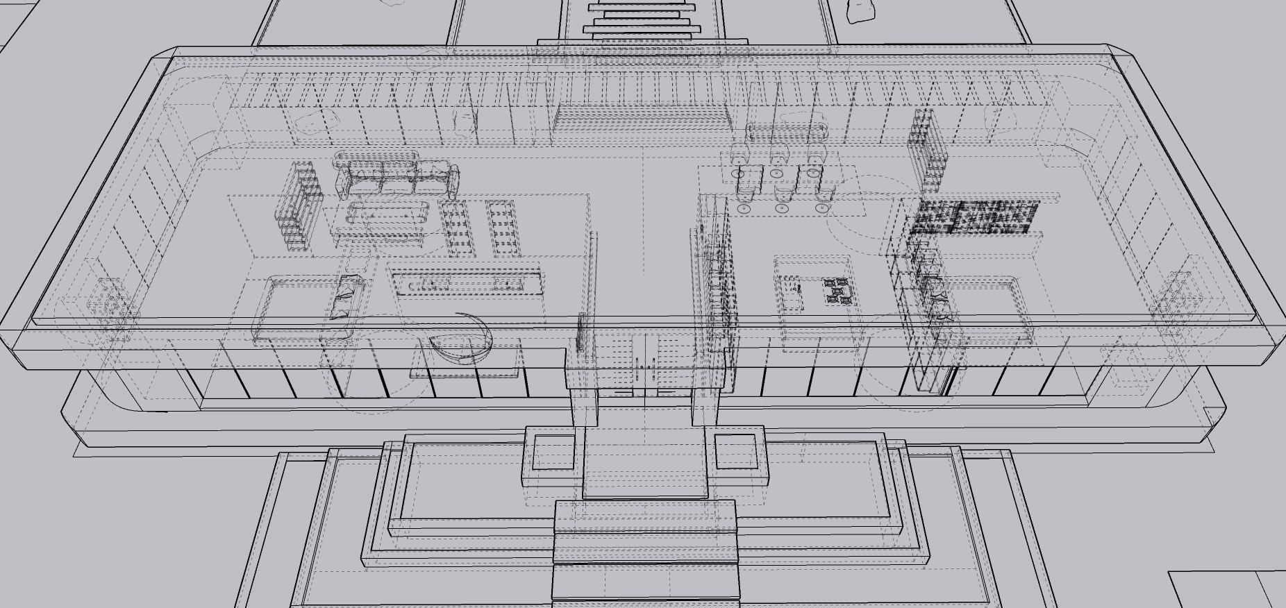 Modern Minimalist Villa 3D model_78