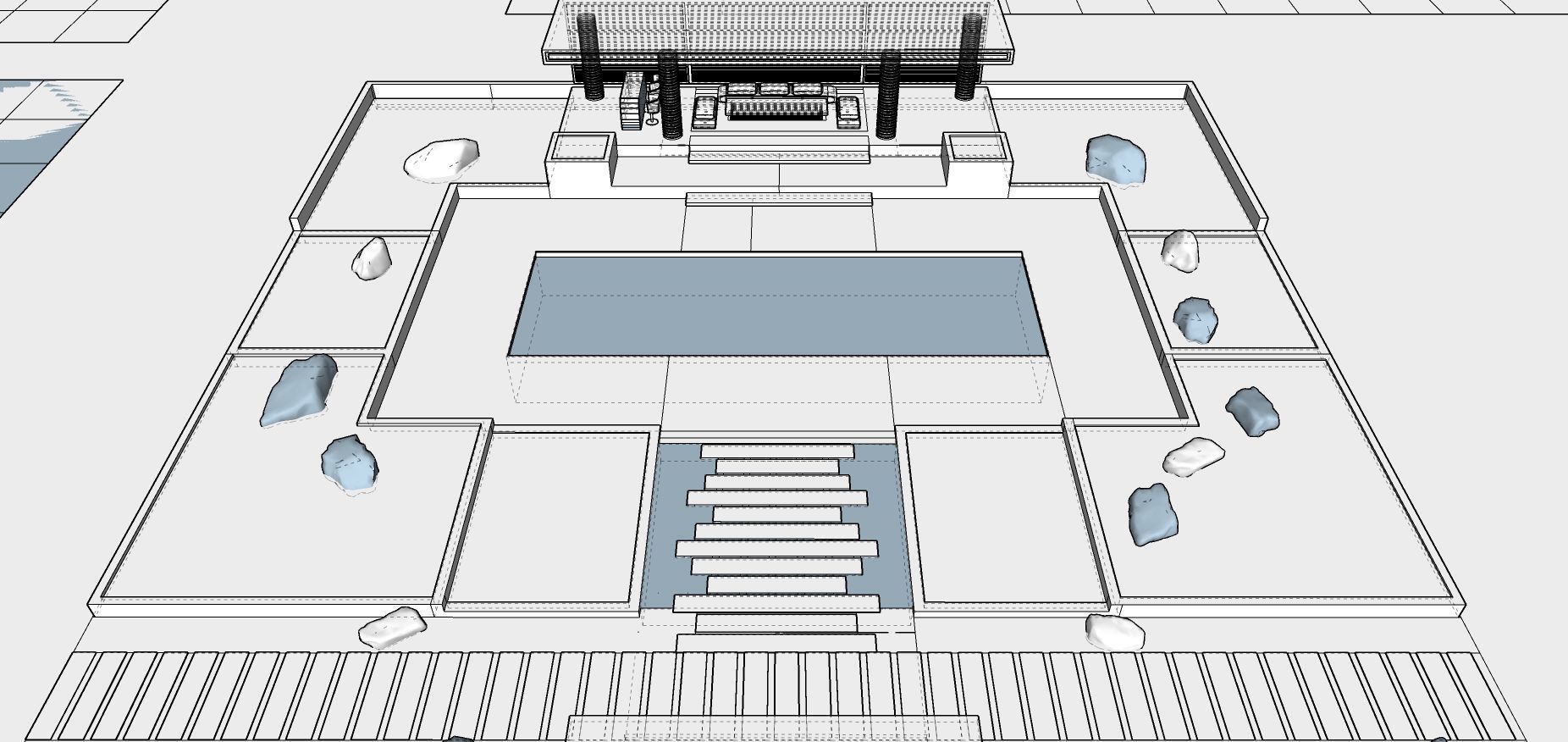 Modern Minimalist Villa 3D model_80