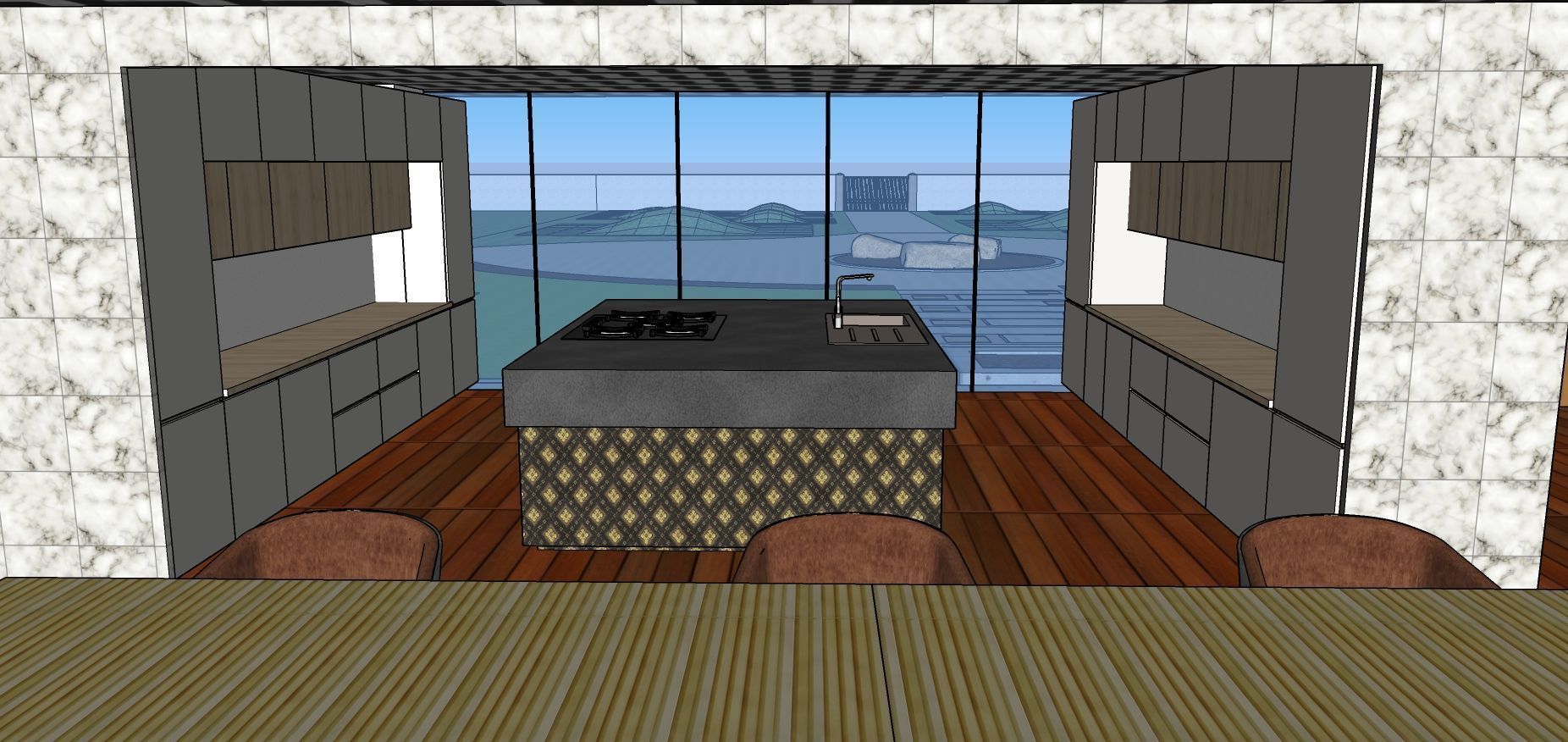 Modern Minimalist Villa 3D model_62